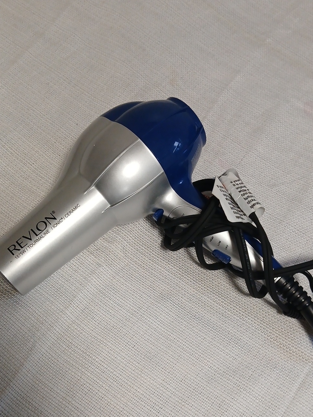 Revlon Silver and Blue Compact Hair Dryer